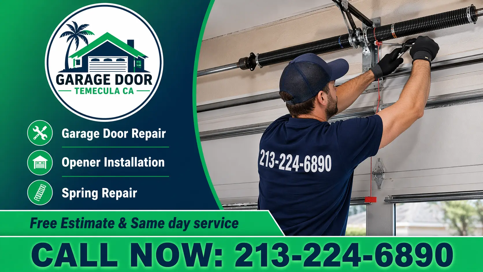 Garage Door Temecula CA | Opener & Spring Repair Service